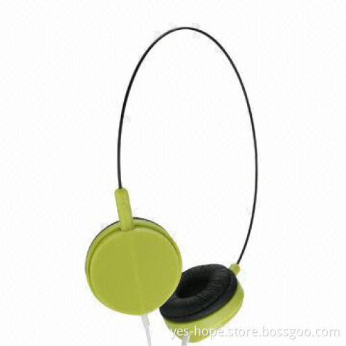 Lightweight Fashionable Stereo Headset with 32Ω Impedance, 1.2m Cable Length